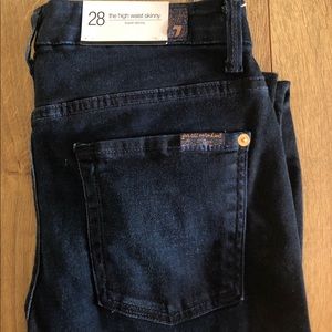 7 for all mankind jeans high waisted